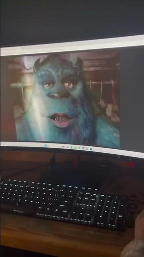 Bro what is Sully doing?! 😭 (sleepovers are fake) #ai #memes #sully #monstersinc #meme #toast