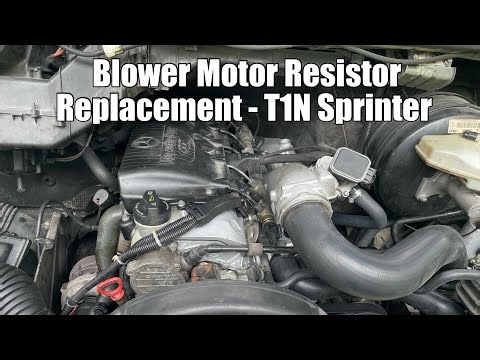 T1N Sprinter Blower Motor Resistor Replacement - DIY / Vanlife - Rambling with Phil