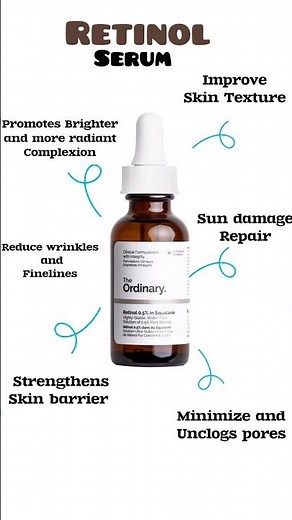 Retinol Serum Benefits Explained | Skincare Simplified 🌟 #Retinol #SkincareRoutine #TheOrdinary