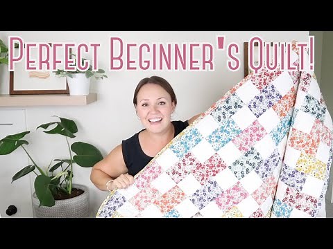 Beginner's Quilt Pattern | How To Sew A Quilt For Beginners | Prairie Garden Quilt Kit Tutorial