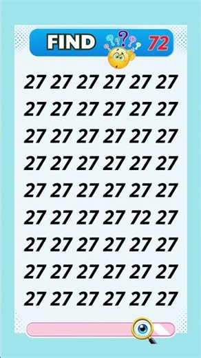 Spot Number "72" Before Time Runs Out! Brain Challenge | SPOT IT QUIZ