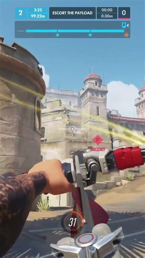Double Hanzo Headshot (Overwatch) #shorts