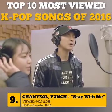 218K views · 10K reactions | These are the TOP 10 Most Viewed #KPOP Songs of 2016! This list includes great artists such as: #BLACKPINK, #BTS, #TWICE, #EXO, #CHANYEOL and #PUNCH! | K-Ville Entertainment | Facebook