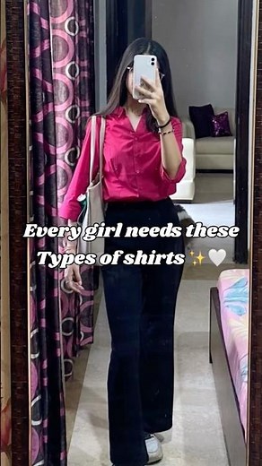 These types of shirts every girl needs 💞🎀#viral #shirts #ytshorts #girls #aesthetic