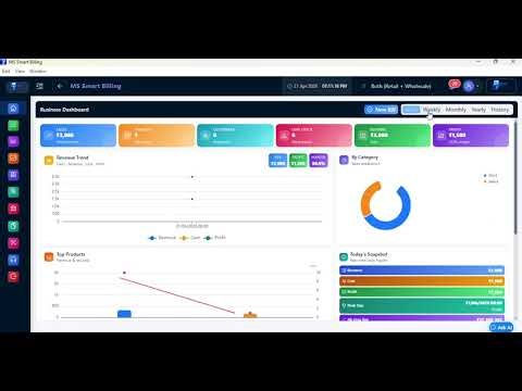 MS Smart Billing Dashboard Demo 🔥 | Complete Overview for Retail & Wholesale