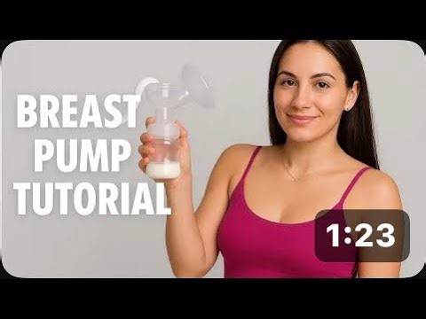 [4K USA] Manual Breast Pump Tutorial _Step by Step for Beginners