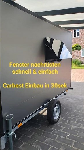 Wohnwagen-Fenster nachrüsten: Carbest Fenster einbauen in 30 Sekunden #shorts