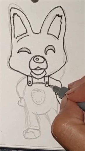 Drawing Eddy from the cartoon Pororo #eddy #pororo #pororoepisode #drawingvideo #fyp