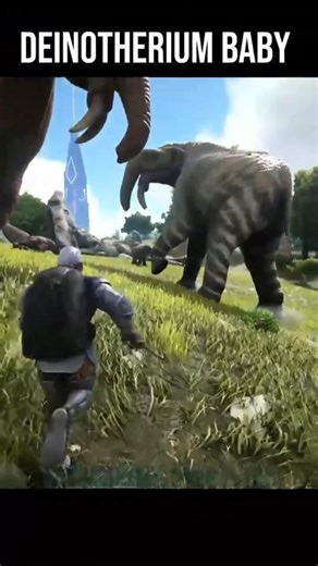 Deinotherium Baby is easy !? #arksurvivalevolved #arksurvivalascended #dinosaur #ark