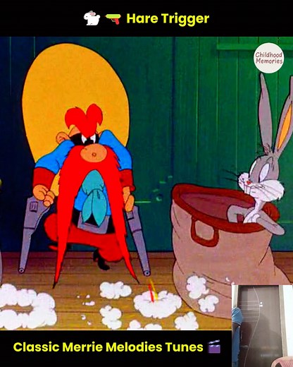 11K views · 525 reactions |  Hare Trigger Bugs Bunny vs. Yosemite Sam in a Wild West Showdown! Merrie Melodies Classic 鸞 | Childhood Cartoons | Facebook