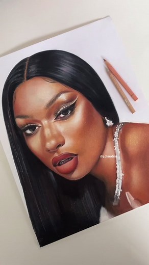 Drawing Megan Thee Stallion - Easy Guide