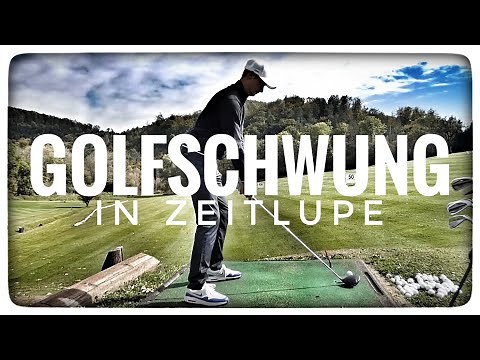 Der Golfschwung in Zeitlupe