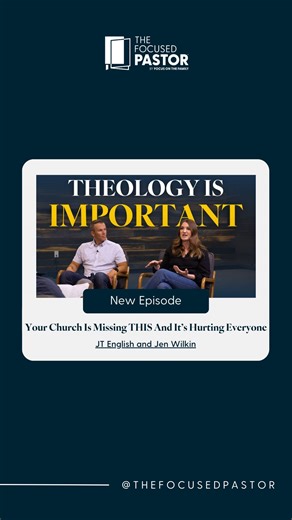 New Episode OUT NOW w/ JT English and Jen Wilkin Visit the comments to watch the full video! What a Pastors Real Job Is | JT English #pastor #church #ministry #thefocusedpastor | The Focused Pastor