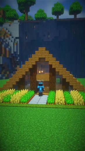 Minecraft Quick Survival House Easy Build 🏡 #shorts