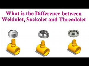 PIPING Weldolet, Socolet, Threadolet identification tutorial for beginners Pipe fit-up tutorials