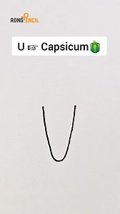 Capsicum 🫑 drawing technique ❤️ #capsicum #painting #drawing #artwork #howtodraw #art #reels #artist | Rong Pencil