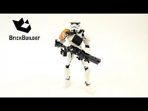 Lego Star Wars 75531 Stormtrooper Commander - Lego Speed Build