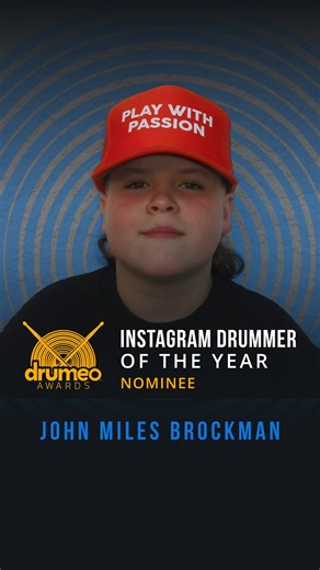 John Miles Brockman on Instagram: "I’ve been nominated for the 2025 Instagram Drummer of the Year Drumeo Award! I would be honored if you voted for me…every single vote counts! Just click the link in comments or in my bio! Everyone who votes is automatically entered to win some amazing giveaways from Drumeo 🙌 LETS ROCK THE VOTE! #johnmilesbrockman #playwithpassion #worshipdrummer #drumeo #drumeoawards drumeoawards2025"