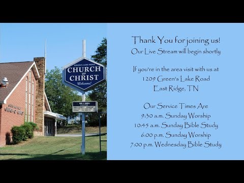 Sunday AM - Our Annual Spring Gospel Meeting with Reid Perry