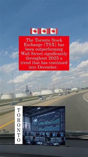 The Toronto Stock Exchange (TSX) has been outperforming Wall Street significantly throughout 2025, a trend that has continued into December. The TSX composite index has been hovering around all-time highs and is on track for one of its best years in modern history. 2025 Performance Highlights Year-to-date (YTD) gains: As of early December 2025, the S&P/TSX Composite Index was up an impressive 27-30% (in local currency terms). Comparison to Wall Street: This significantly outpaced the S&P 500, wh