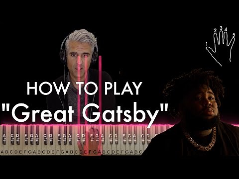 Rod Wave - "Great Gatsby " (Acoustic) piano tutorial