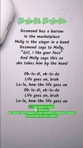 Easy English Karaoke | Ob-La-Di, Ob-La-Da – Sing & Learn English