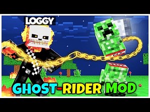 Ghost-Rider Mod Download For Minecraft Bedrock/PE & CAB || Ghost Rider Add-On