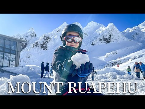 MT. RUAPEHU - Our First Snow Experience! || WHAKAPAPA SKI FIELD || NEW ZEALAND