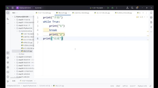Day03 Python基础第一讲