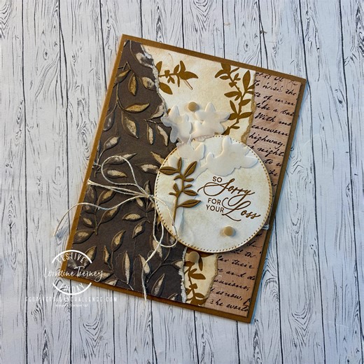 Nature's Symphony Sympathy Card - ChatnCraft with Lorraine