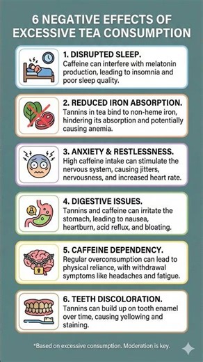 6 Shocking Side Effects of Drinking Tea! ☕️ #Health
