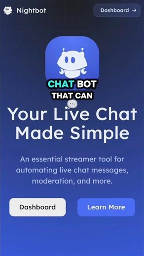 Free chat bot #streaming #nightbot #tipsandtricks