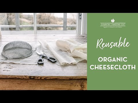 3 SIMPLE STEPS: How to REUSE CHEESECLOTH