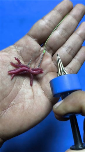 Tips for Installing Fishing Bait Using Tools #shorts #fishing