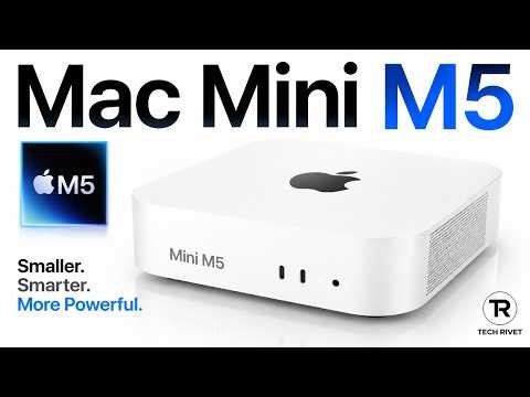 M5 Mac Mini Leaks: 32GB RAM Base Model & 3nm Pro Performance! Thunderbolt 5 & 80-Core GPU?