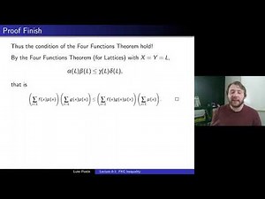 Probabilistic Methods 8-1: FKG Inequality