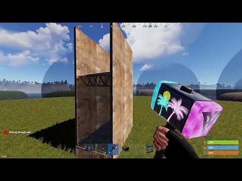 Rust ramp peek down and shooting floor