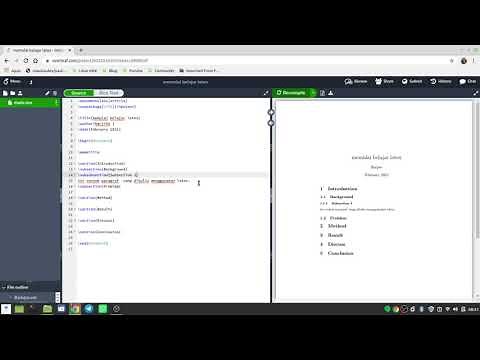 Seri Belajar LaTeX – Bagian 1: Memulai Menulis dengan LaTeX