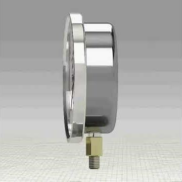 Pressure gauge design using Autodesk Inventor
