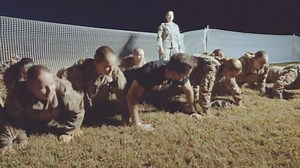 7.6K views · 133 reactions | "Nashville's" Charles Esten learns the "front leaning rest position" from some of our basic trainees. | US Army Fort Sill | Facebook
