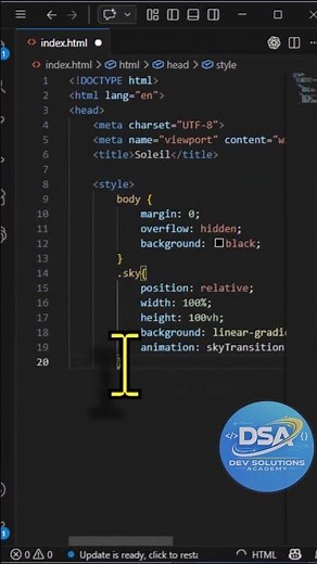 Créer un coucher de soleil ultra réaliste en HTML & CSS 🌅