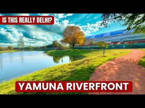 Delhi YAMUNA RIVERFRONT 😍 | How MUCH BEAUTIFUL Delhi Can Be | Stunning & Magical View
