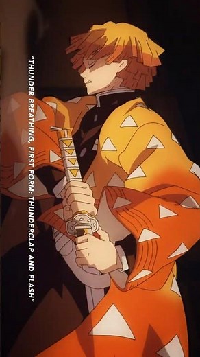 Zenitsu Awakens ⚡ Thunder Breathing First Form! #AMV”