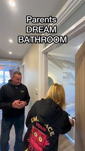 Our parents reaction to their dream home! After being kicked out for 5 months, it’s finally time we reveal to them their DREAM BATHROOM! This room used to be our parents least favourite room in the house. Our mum hated how it looked and our dad hated how small the shower was!! With a little re design of the floor plan we were able to create something amazing! If you want to see the longer/ full reveal, then head over to our YouTube Chanel - The Professional Idiots - because we have already poste