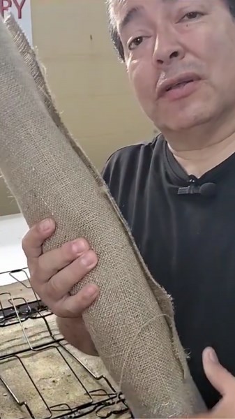 Restoring Old Car Seat Springs with Burlap – Upholstery Hack You Need