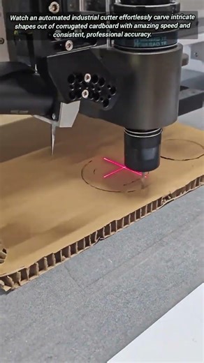 ​Amazing Industrial Precision Cutting Thick Cardboard Into Perfect Circles