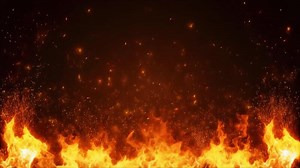 Download Fire Ember Animated Border for free