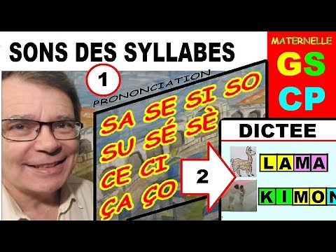 Reconnaître les sons des syllabes des mots en maternelle GS et CP