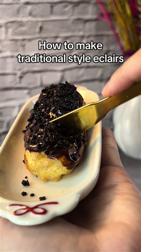 Traditional eclaires simple recipie 👩‍🍳