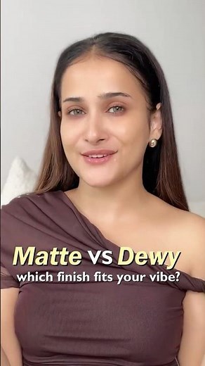 Matte vs Dewy which finish fits your vibe? | Matte vs Dewy Full Face Transformation You Need to See